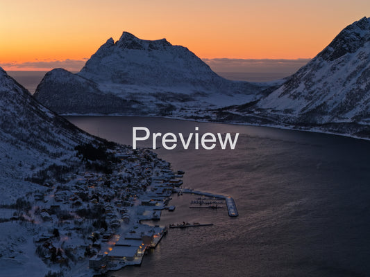 Gryllefjord Evening Sunset