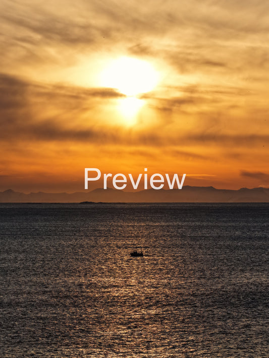 The Lonely Fishing Boat