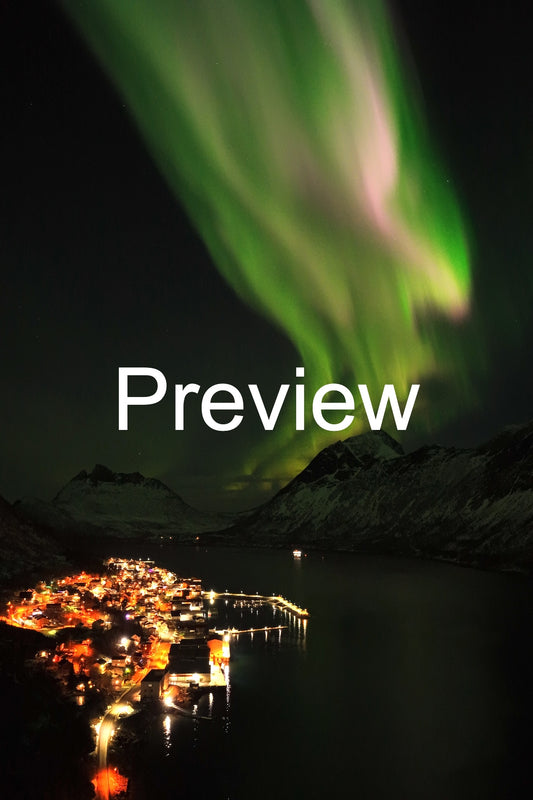 Auroras over Gryllefjord 2