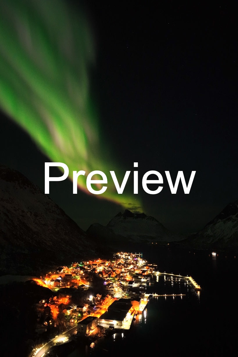 Auroras over Gryllefjord 4